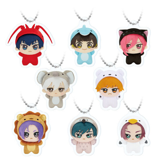 ちびぐるみお写真キーホルダー【TVアニメ『ブルーロック』アニマル