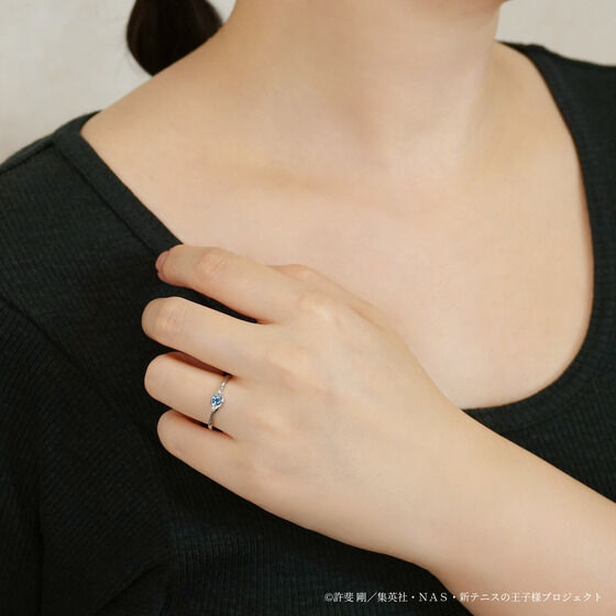 新テニスの王子様』TAKE-UP 手塚国光バースデーリング（プラチナ