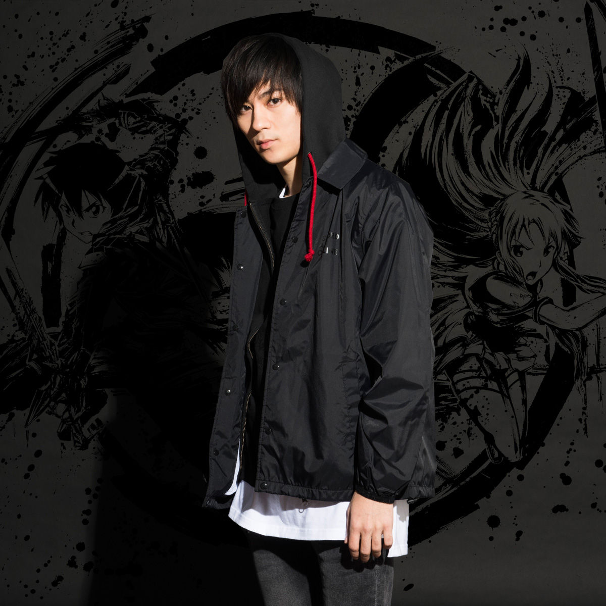 ソードアート・オンライン×墨絵師「御歌頭」×HTML ZERO3 Black Blast