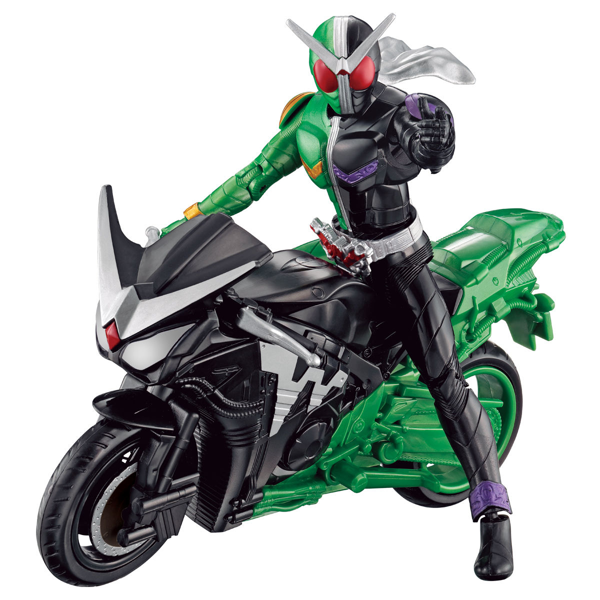 仮面ライダーW HARDOBILDER フィギュアとバイ 仮面ライダーW