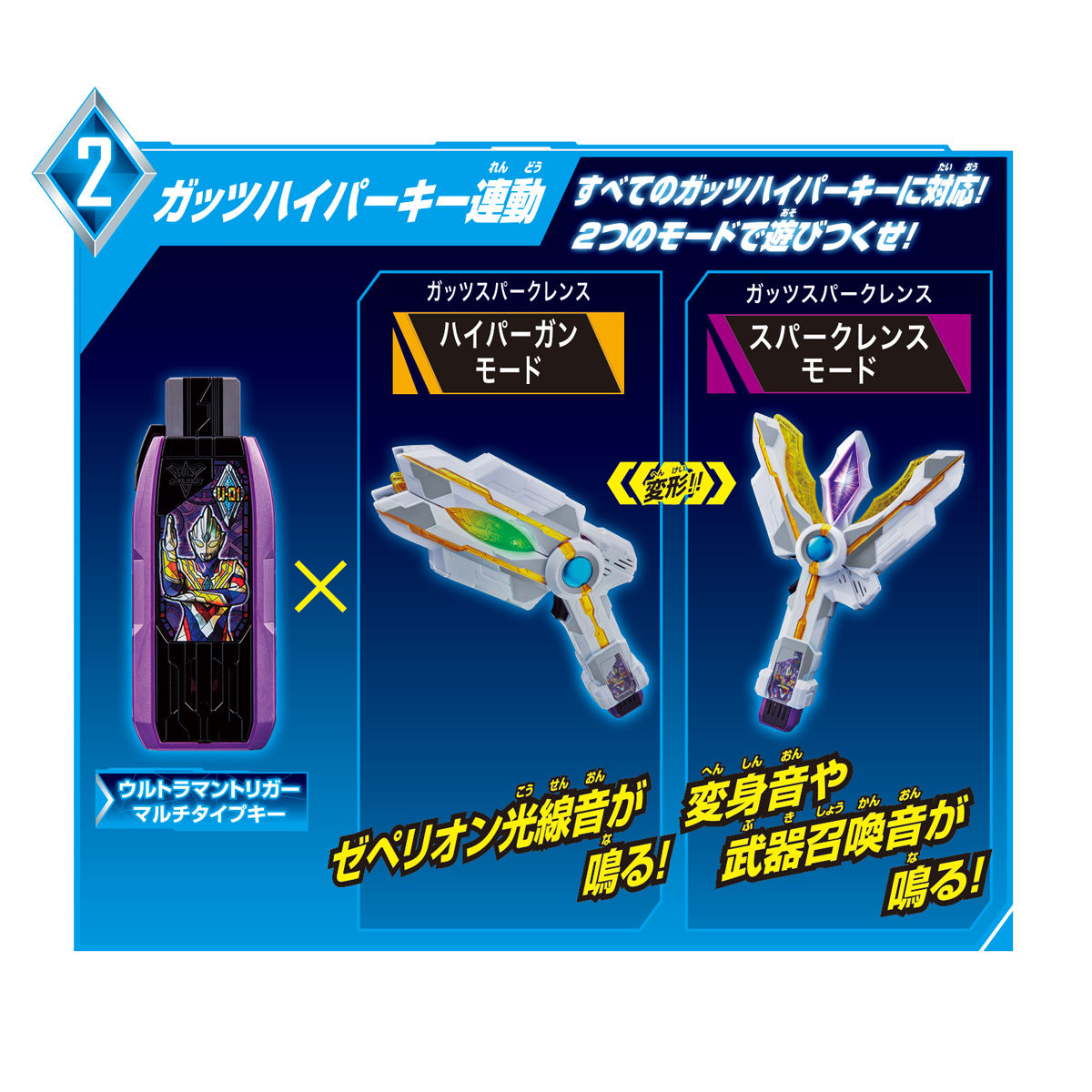 DXガッツスパークレンス｜ウルトラマンおもちゃウェブ｜バンダイ公式サイト