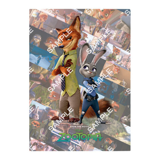 フラットガシャポン】ズートピア ポスターコレクション｜ガシャポン