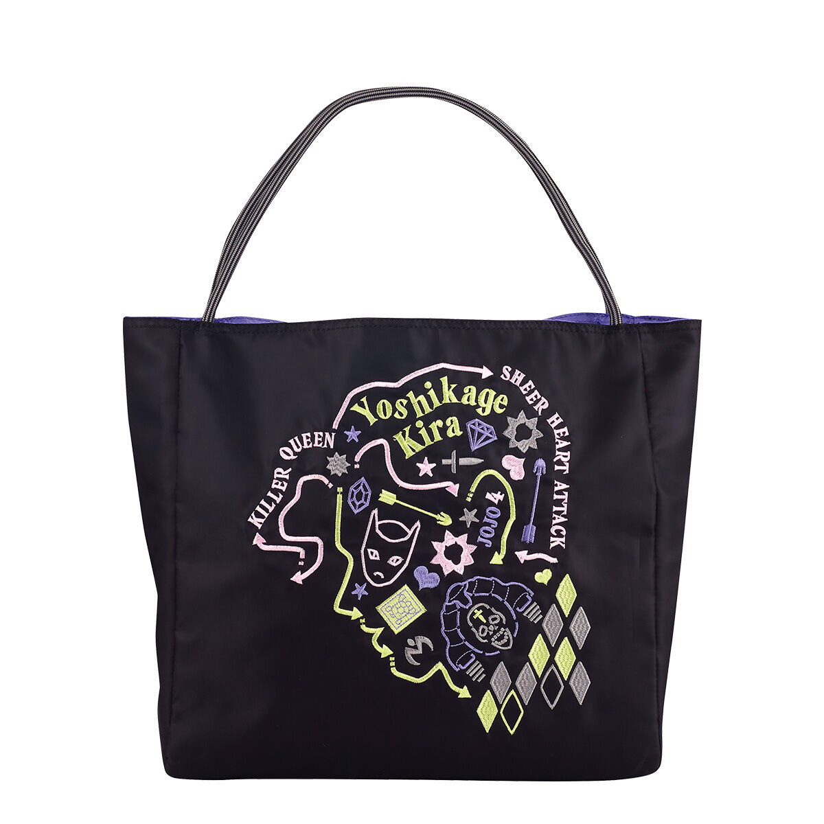 ONOFFYFREE×ジョジョの奇妙な冒険 ダイヤモンドは砕けない 刺繍バッグ