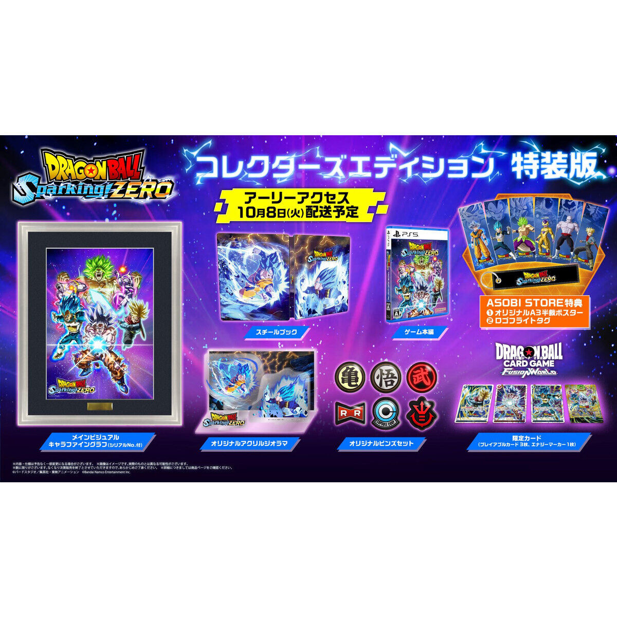 スパーキングゼロ コレクターズエディション 限定カード エナジー