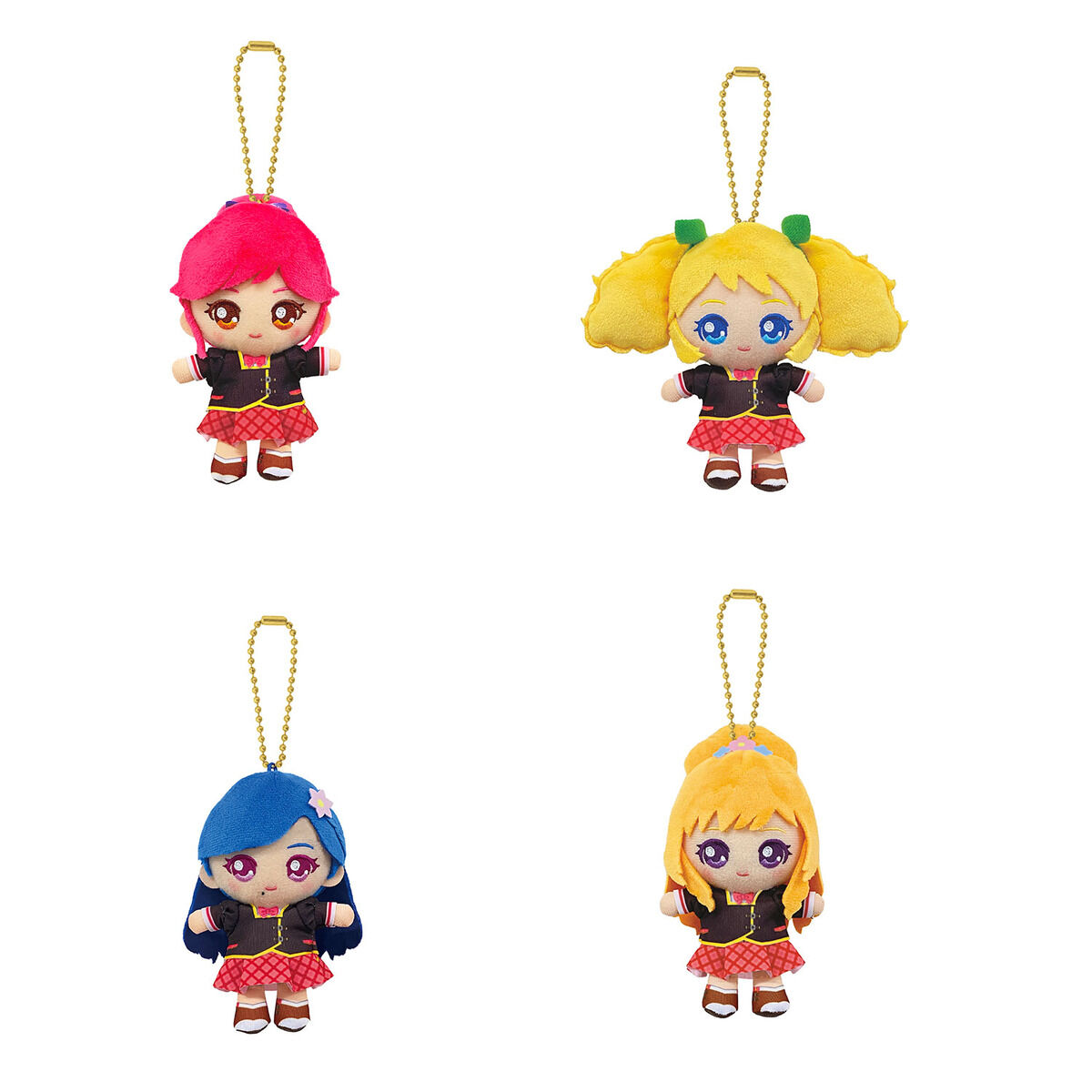 アイカツ！マスコットチャーム Xmas 配送 ver. 4体 （セット売りのみ