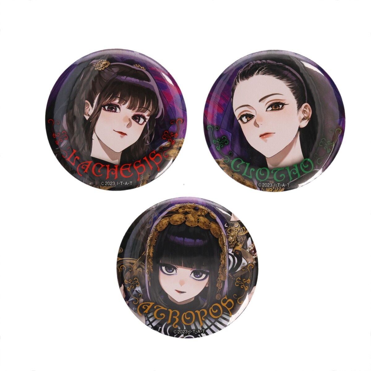 仮面ライダーガッチャード 冥黒の三姉妹 缶バッジ【全3種】 | 仮面