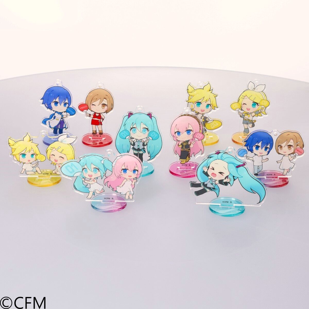 ハピクロ！】そよふぁんず 初音ミク アクリルスタンドチャーム(全10種