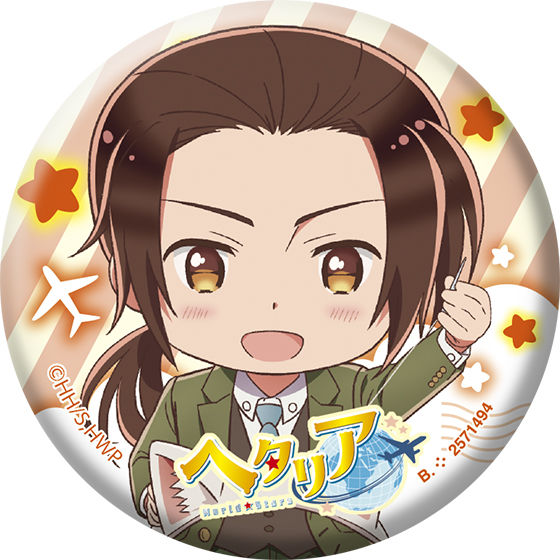 ヘタリア AGF キラキラ缶バッジコレクション 中国 China ヘタリア AGF