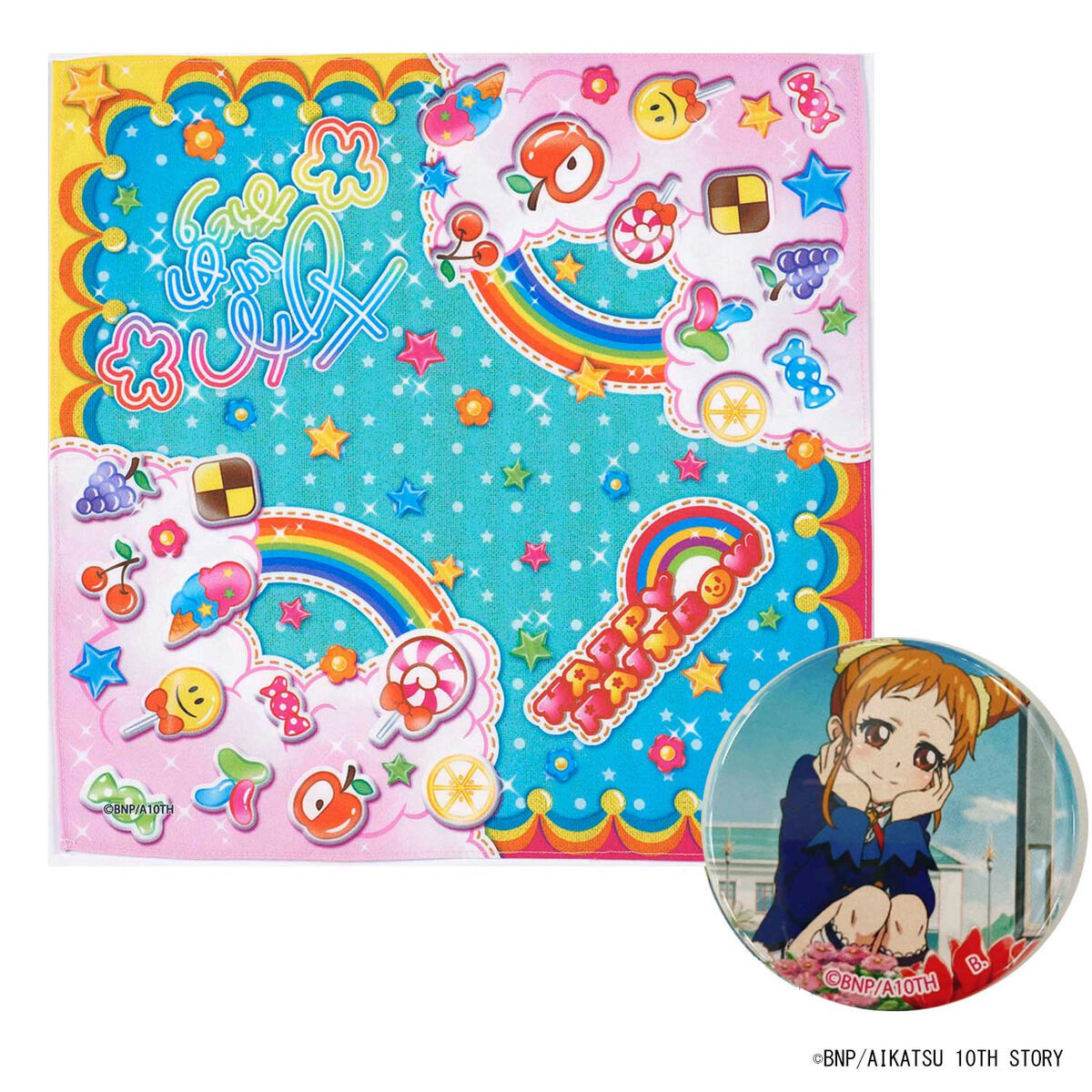 アイカツ 藤堂ユリカ アイカツメモリアルハンカチセット 復刻版 9個