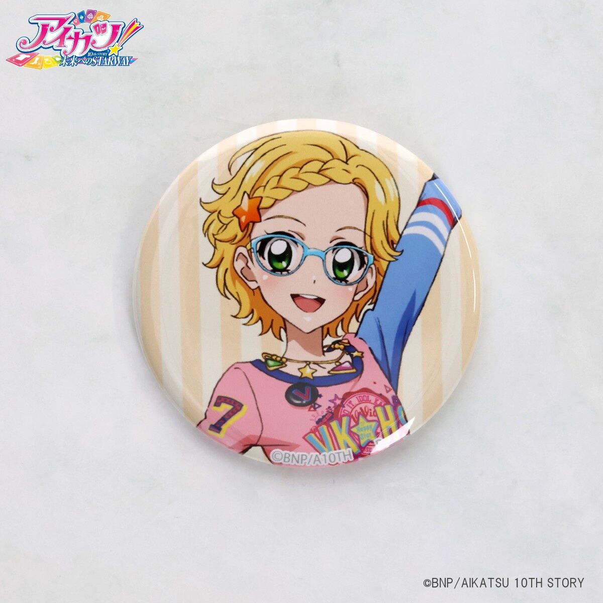 ハピクロ！】アイカツ！シリーズ缶バッジ アイウェアコレクション【全7
