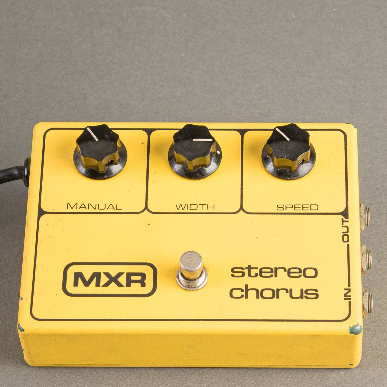 Carter Vintage - MXR Stereo Chorus 1970s, Yellow with Block Logo