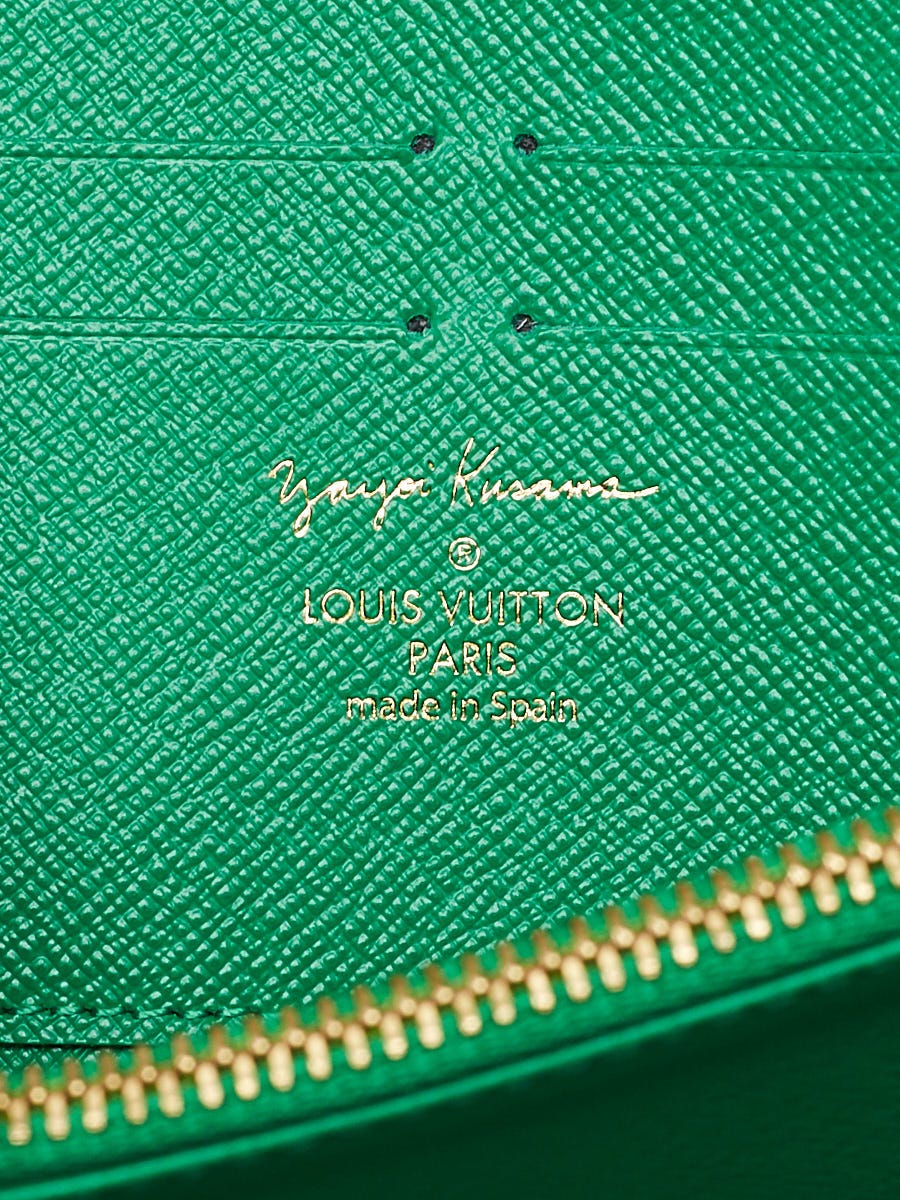 Louis Vuitton Limited Edition Green Yayoi Kusama Monogram Pumpkin