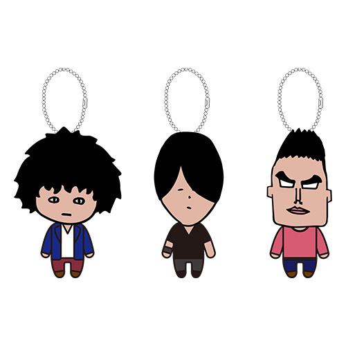 back number ぬいぐるみ back number メンバーぬいぐるみキーホルダー