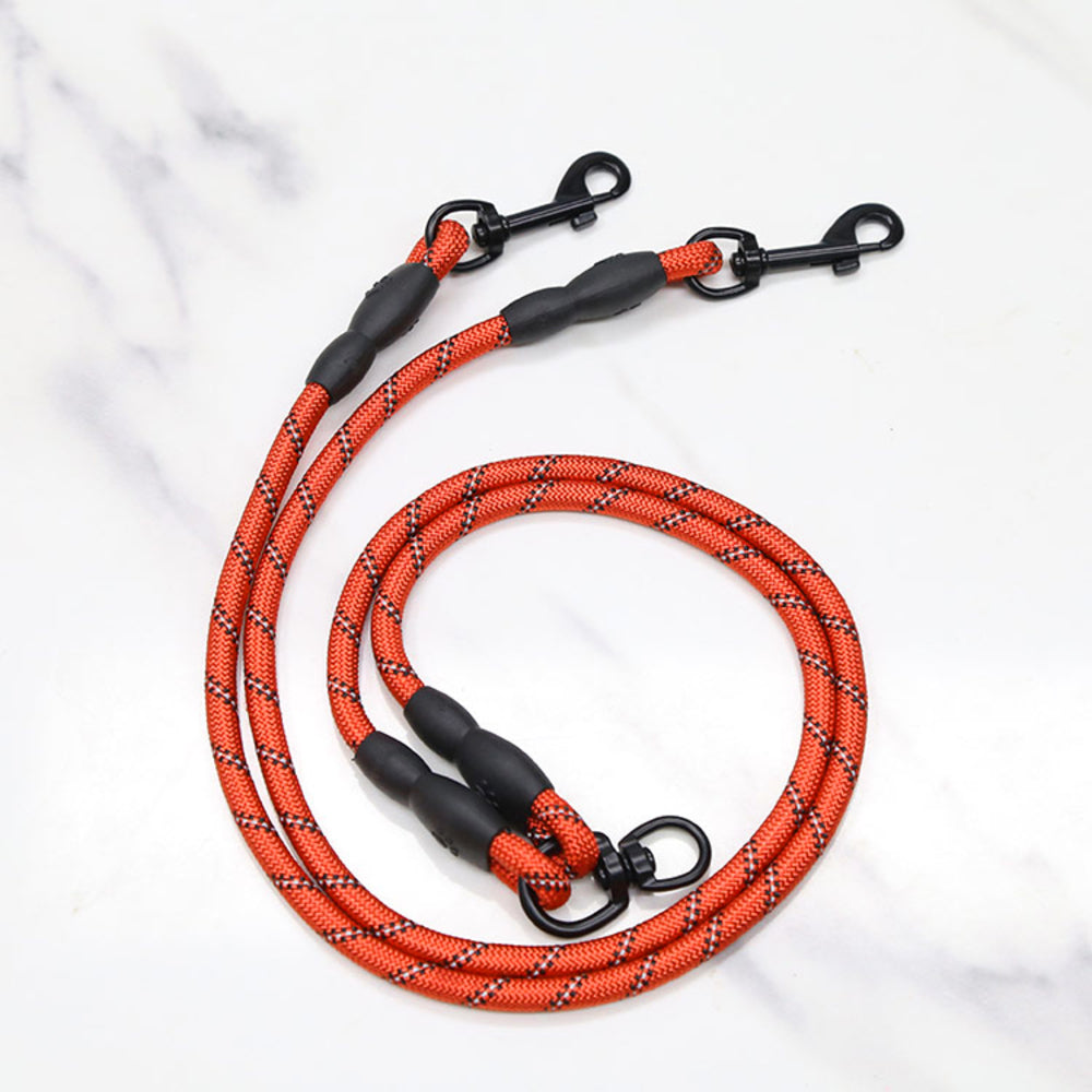 スペイン製 高級犬用リードと首輪セットBaseball Red（小型犬 中型犬）