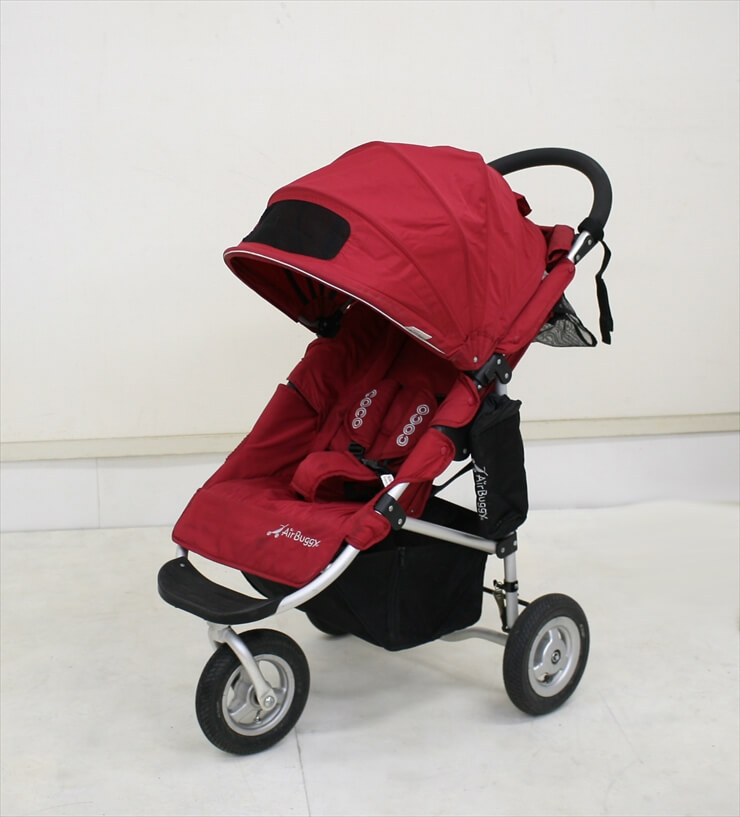 Air Buggy エアバギー ココ ブレーキ ベビーカー レッド 赤