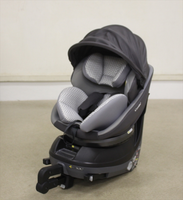 クルムーヴ スマート ISOFIX エッグショック JN-570 ダークグレー