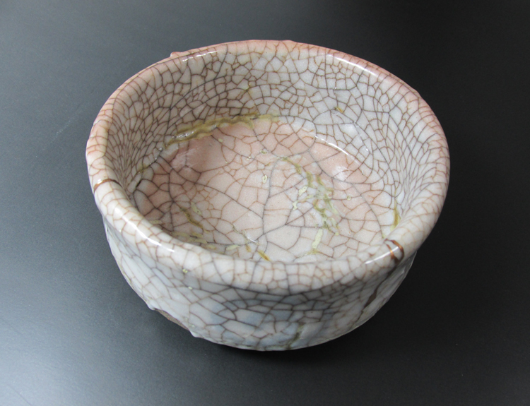 美濃古陶 志野平盃 （桃山江戸初期）1個 / ぐいのみ 酒器 織部 七宝