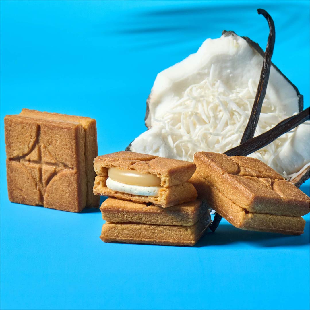 バターサンド〈バニラココナッツ〉4個入 | ベイク オンライン