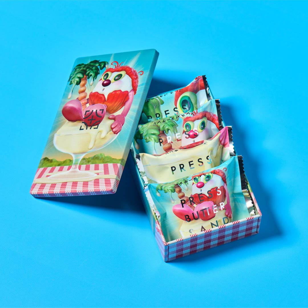 バターサンド〈バニラココナッツ〉4個入 | ベイク オンライン