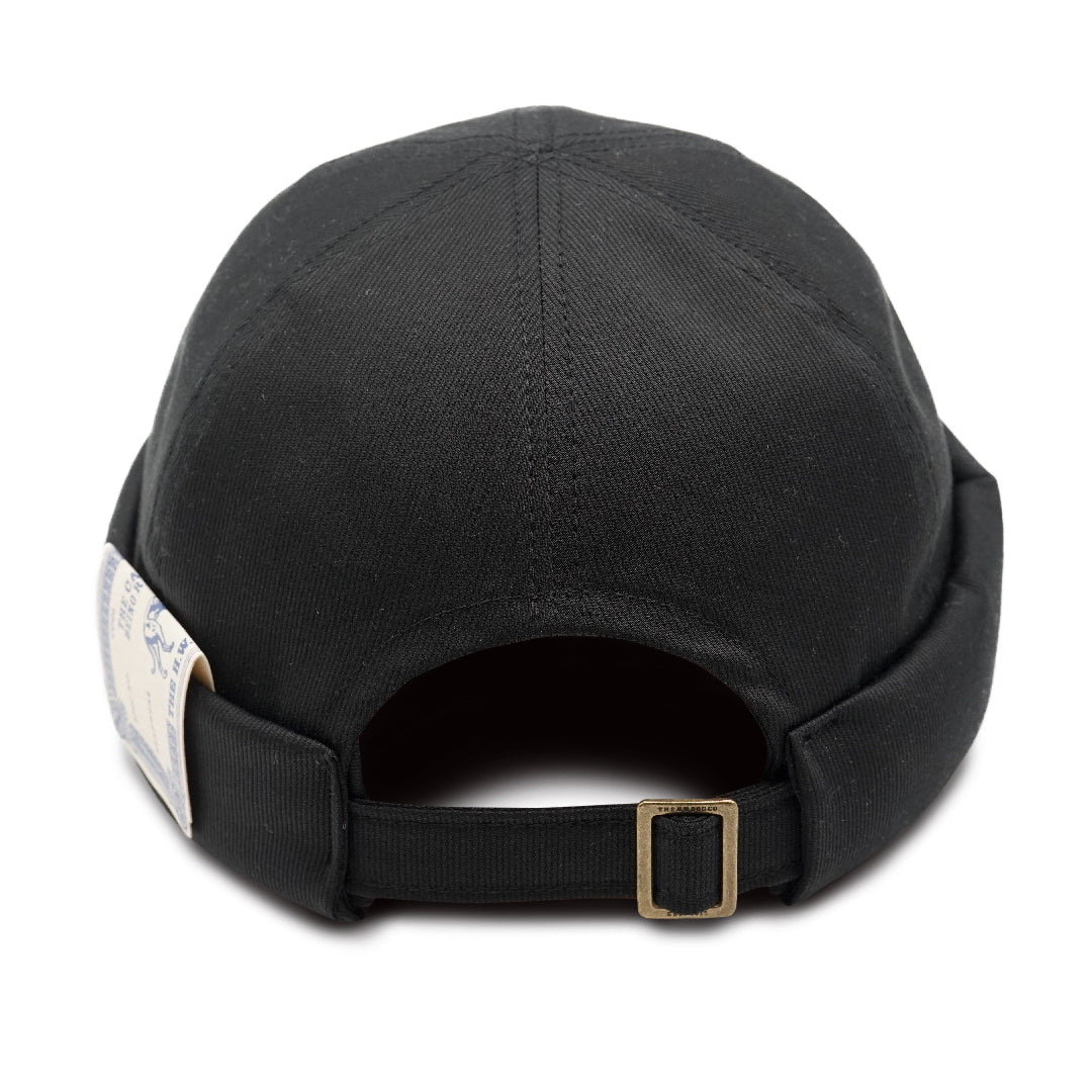 THE.H.W.DOG PIQUE ROLL CAP(Black) – BASE L.H.P