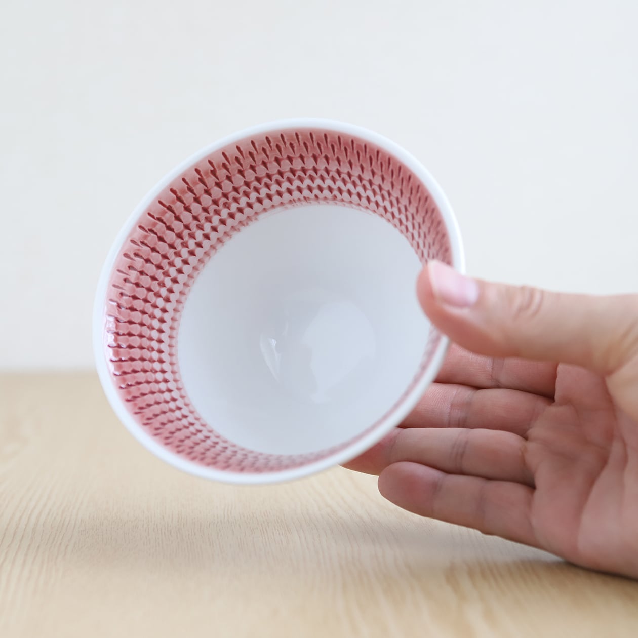 富士山 絵付け茶碗 越前焼 オシャレでカラフルな富士山の形をした「富士