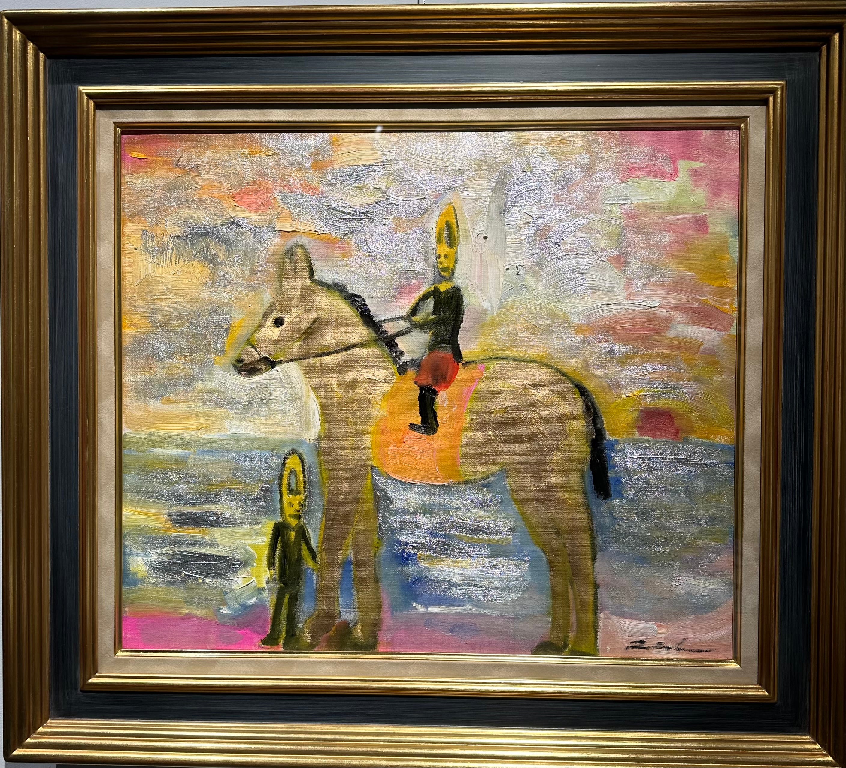 田中拓馬 8号油絵 イタリア製額付き 田中拓馬 8号油絵 イタリア製額