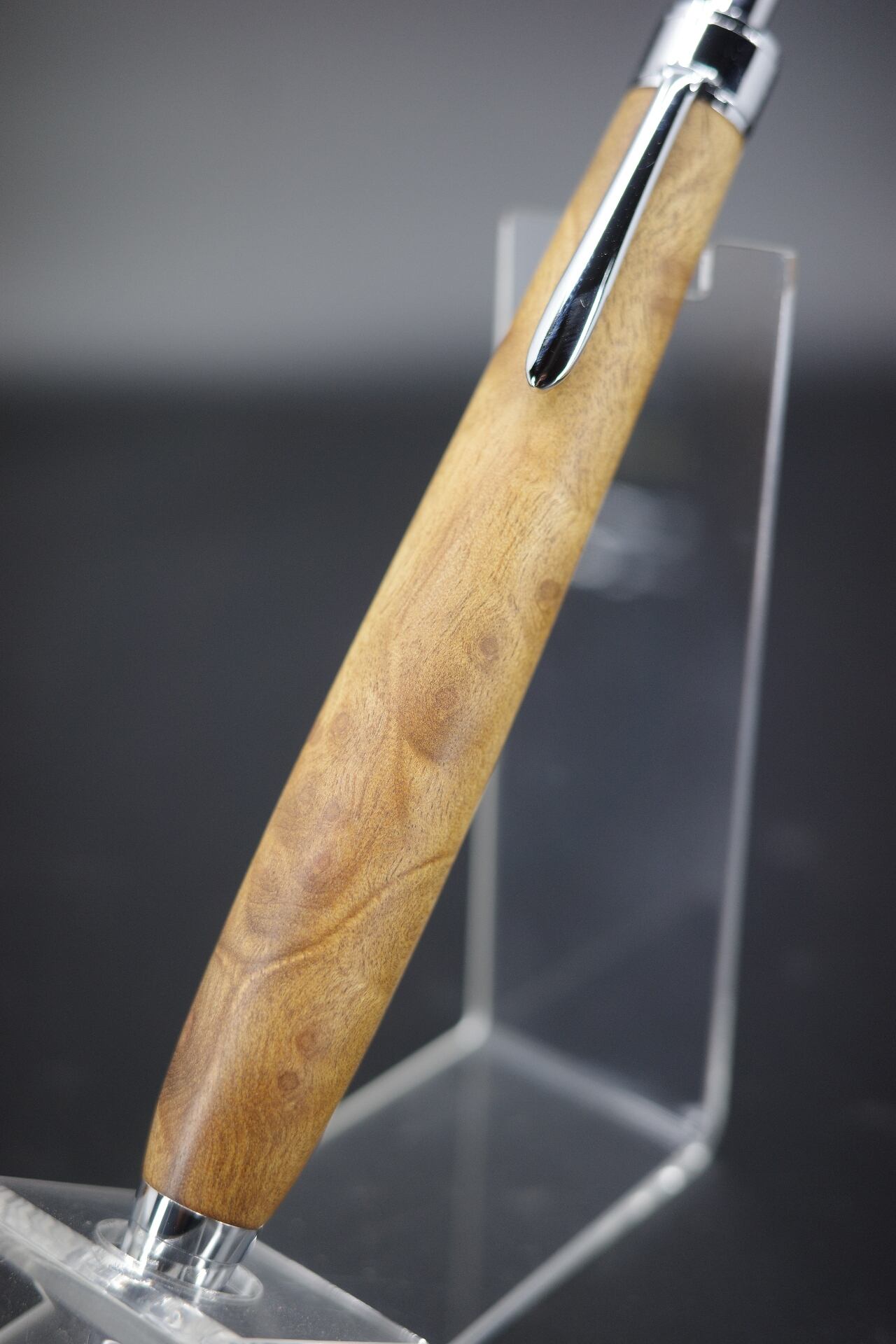 野原工芸 本花梨虎杢 ボールペン スタンダード 旧型 玉クリップ 野原