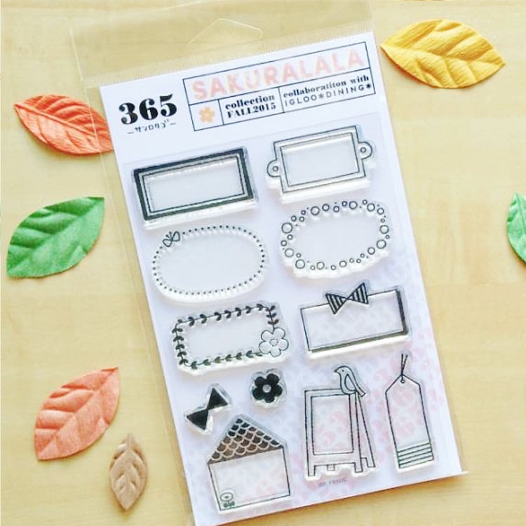 sakuralala クリアスタンプ -Frame- 365004 | パピアプラッツBASE店