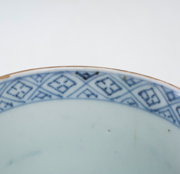 555『色絵金彩 花蝶 唐草 蕎麦猪口』 /骨董品 古美術 古玩