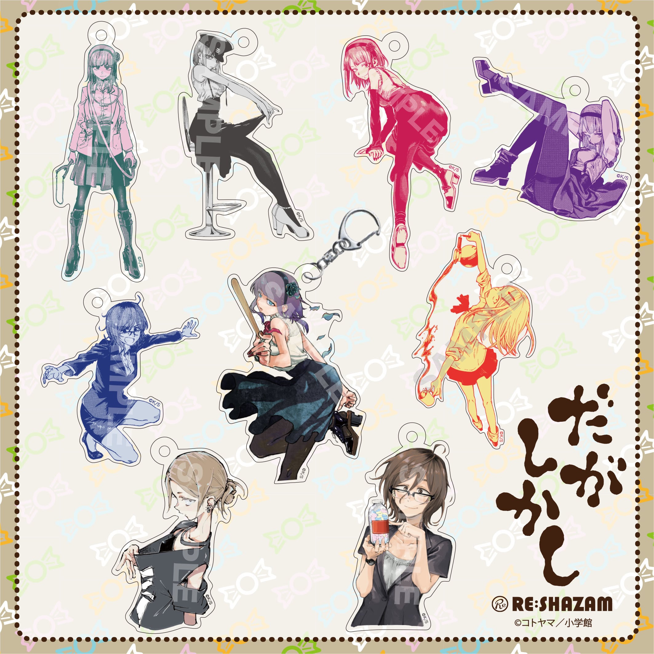 描き下ろし商品〈だがしかし〉描き下ろしイラストF3キャンバスアート