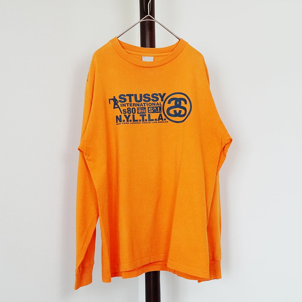 00s Old Stussy ステューシー／銀タグ・Made in USA・SSリンク