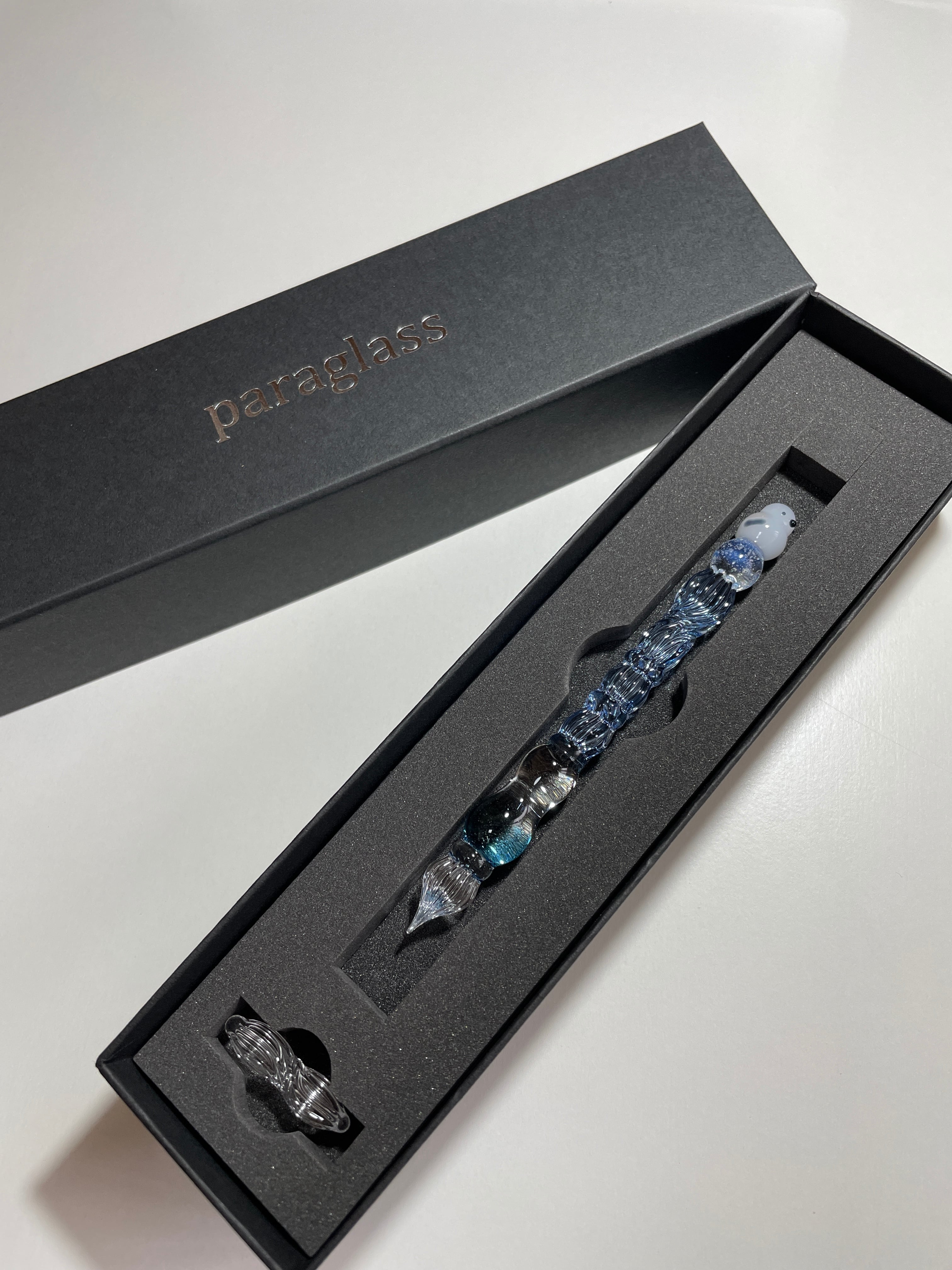 シマエナガ ガラスペン パラグラス Animal gla pen Amazon.co.jp