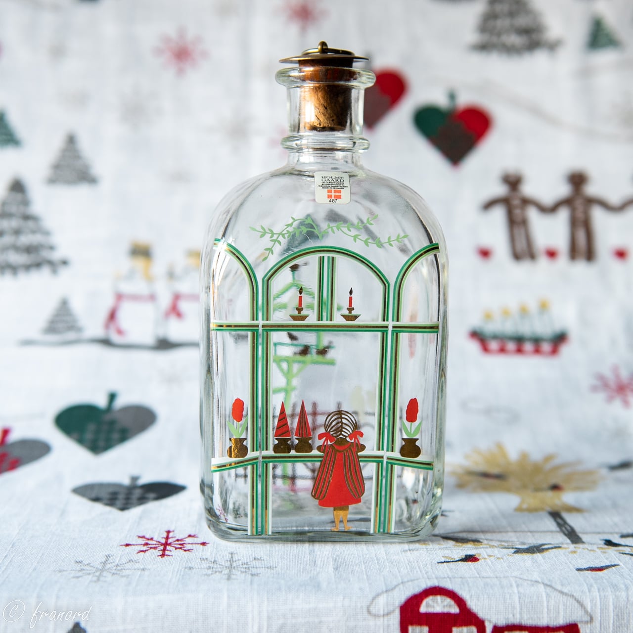 Holmegaard ホルムガード クリスマスボトル 1987年 | fra Nord