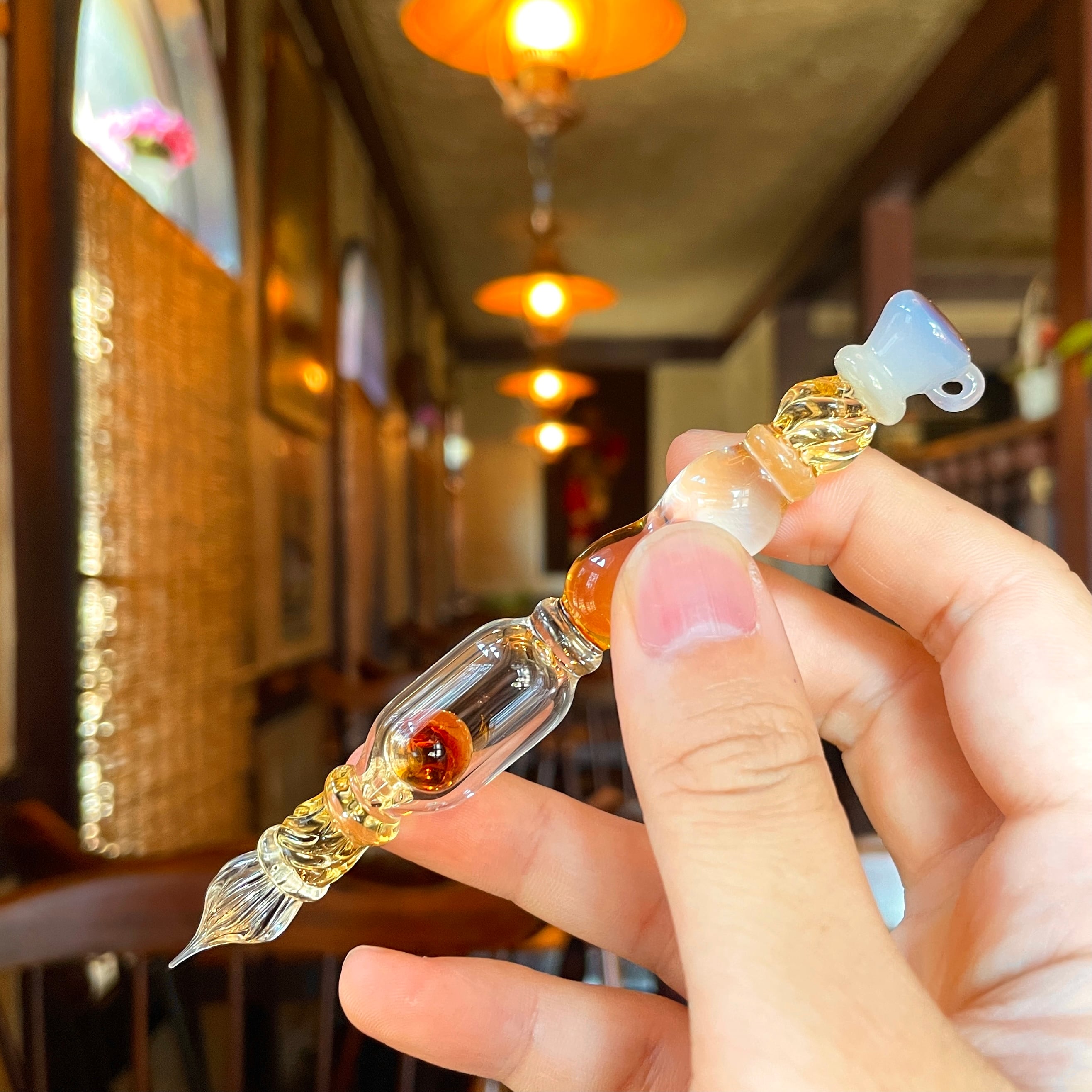 ラムネペン paraglass ガラスペン