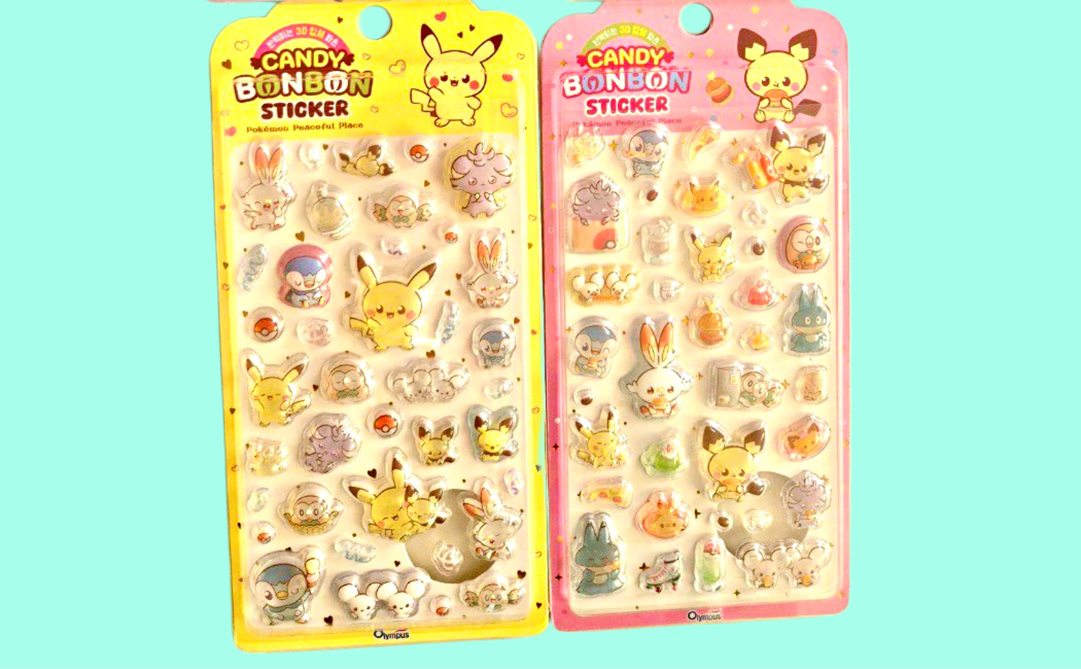 韓国限定正規品】ポケモンキャンディボンボンステッカー | シール