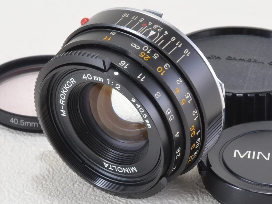 ミノルタ CLE フィルムカメラ M-Rokkor 40mm f2 C0026 Minolta CLE + M