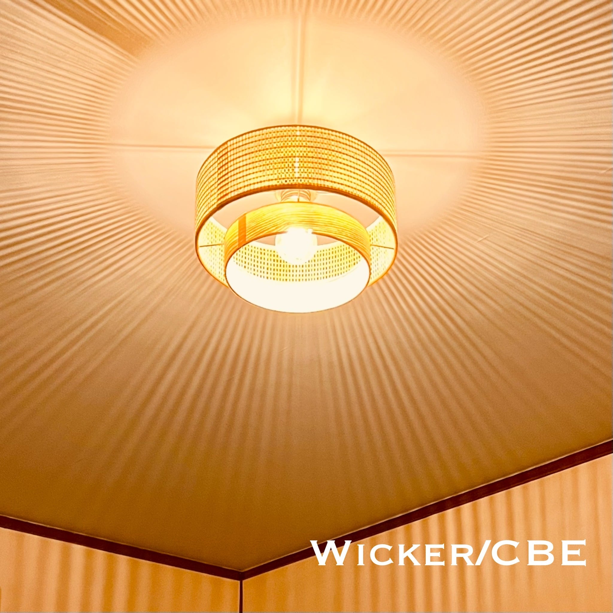 天井照明 シーリングライト Wicker/CBE 照明 ライト E26 インテリア