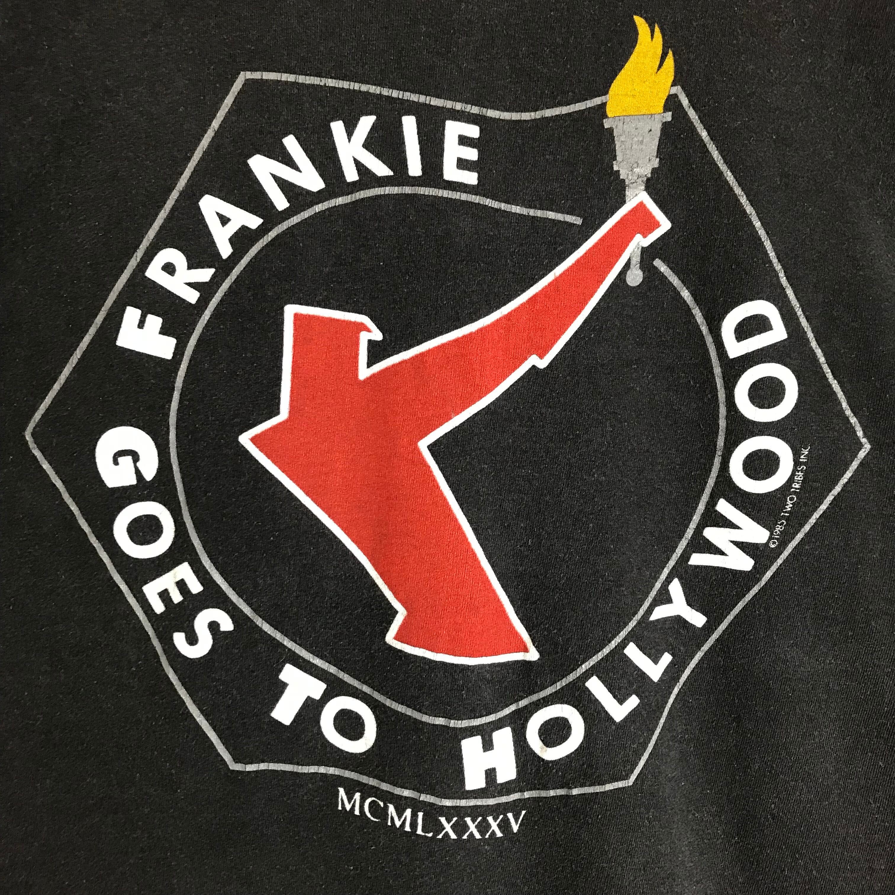 ☆USA製 80s VINTAGE FRANKIE GOES TO HOLLYWOOD バンドT ロックT 両面
