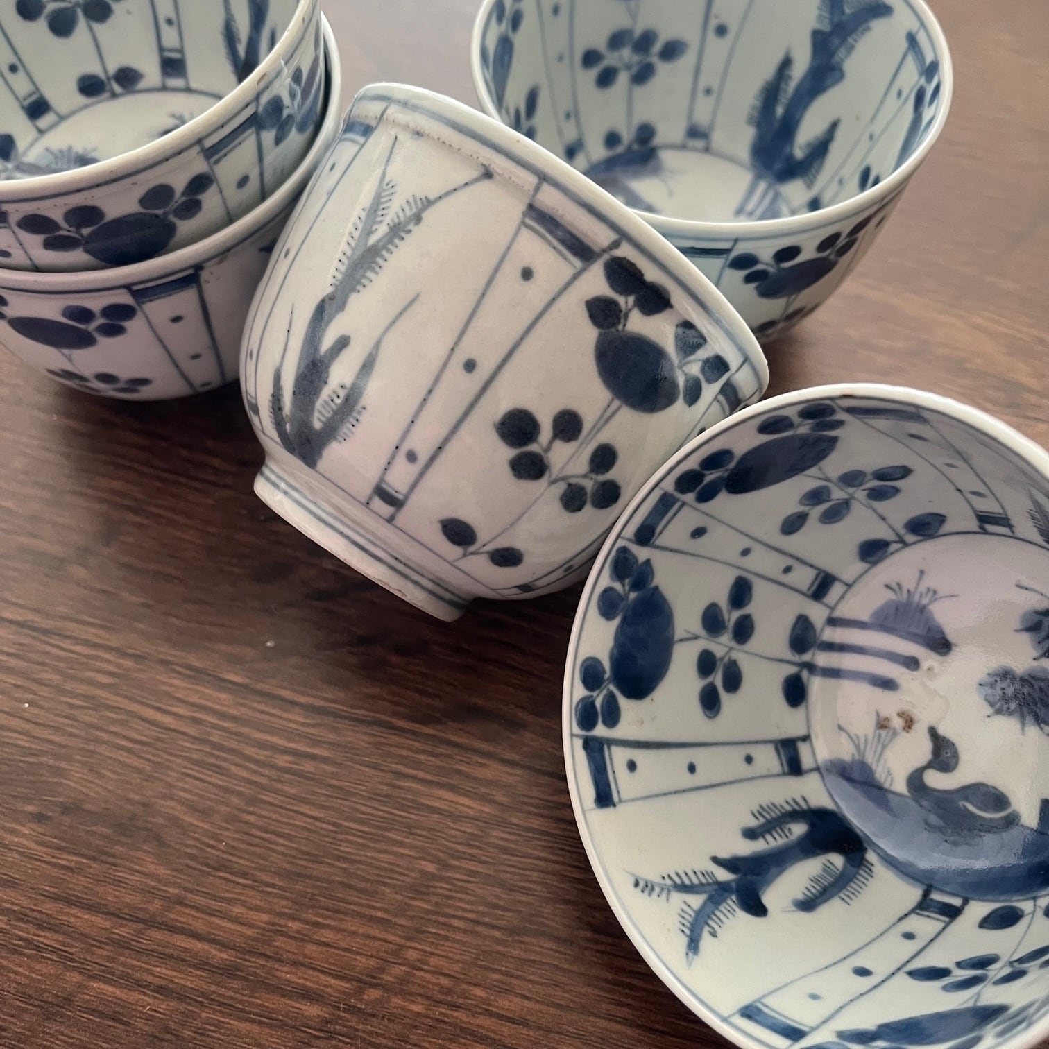 古伊万里染付芙蓉手向付5客 | 古美術 希 のぞみ 美術・デザイン事務所