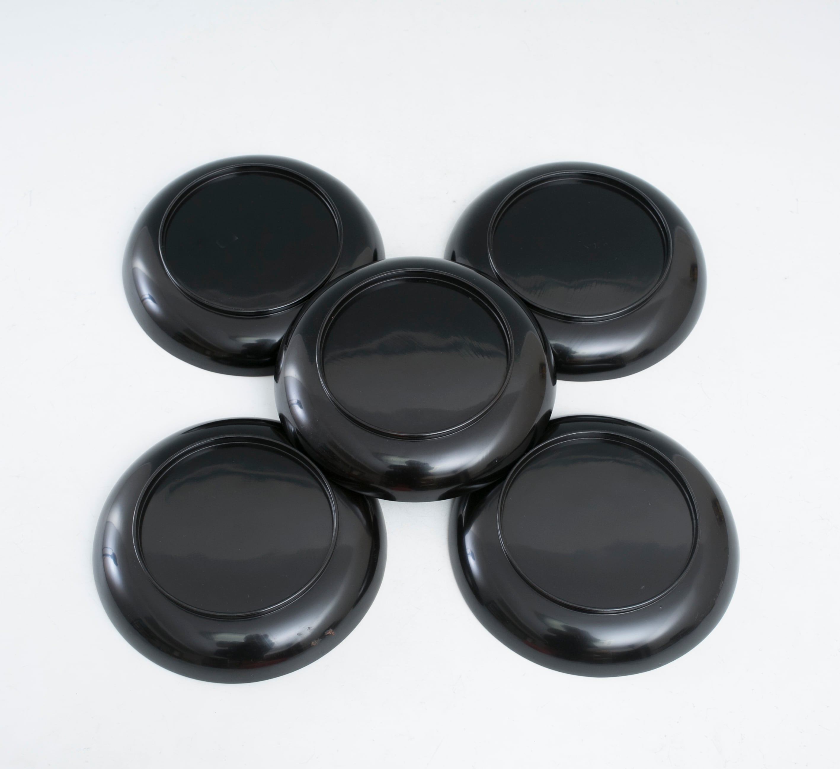 能登 輪島塗 沈金 松葉柄？漆器 5枚 揃い 懐石 菓子皿 美しいです 能登