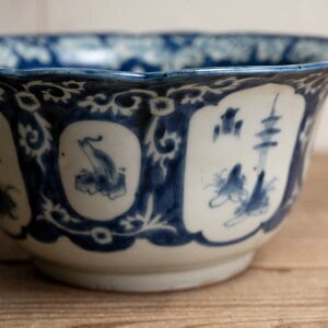 古伊万里染付花文鉢 | 江戸中期-18世紀頃 | Nakayacacan (那加屋花冠)