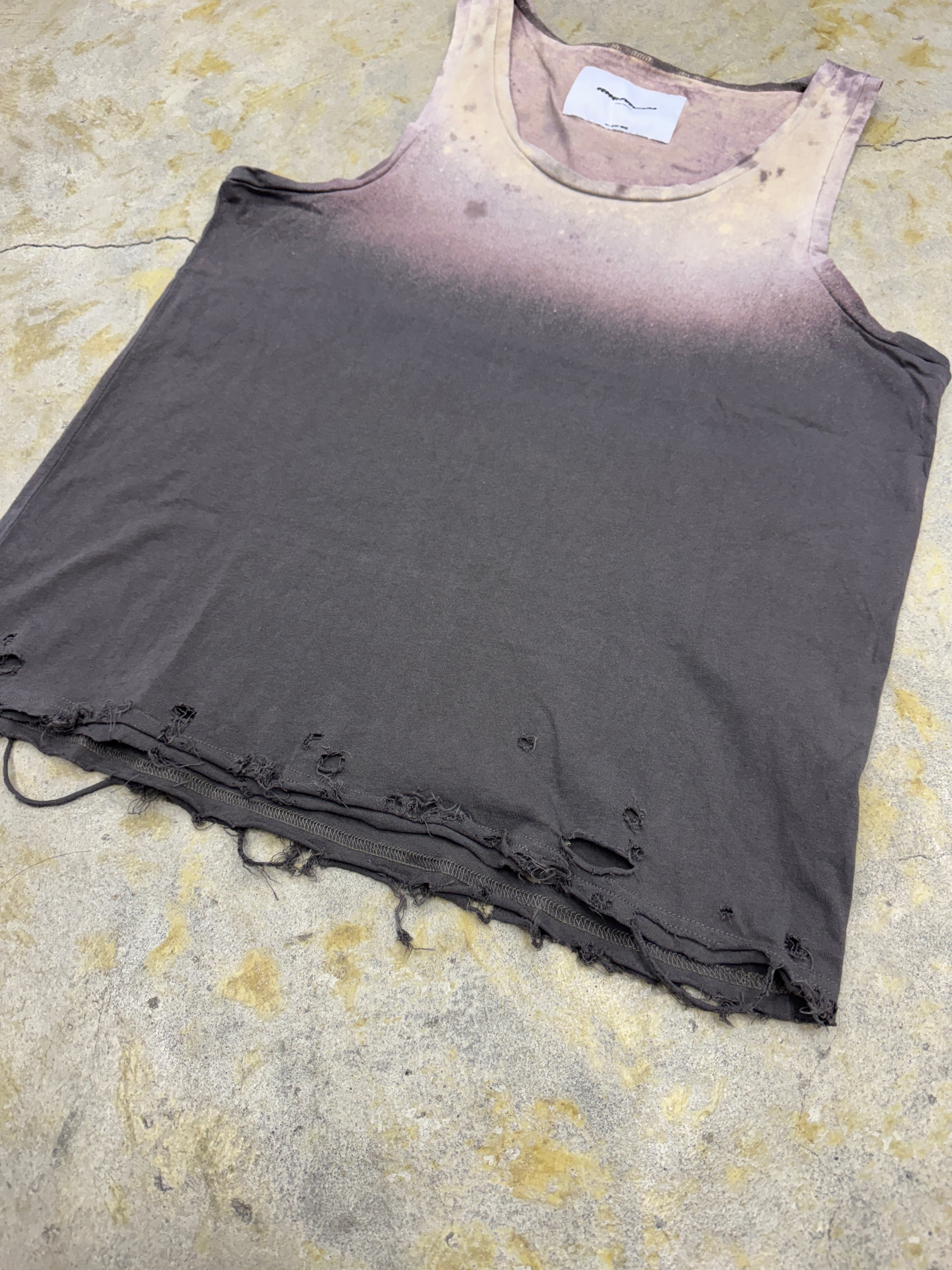 Teppei Furuyama | BREACH CRASH LOOSE FIT TANKTOP | GRAY | HOWDAY