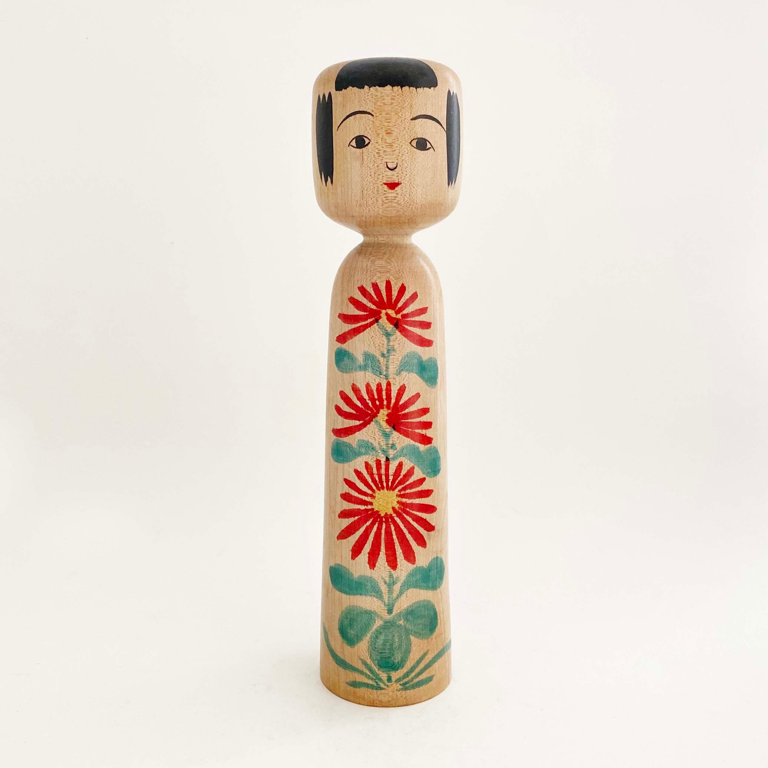 佐藤善ニ 津軽系 温湯 伝統こけし 5体セット 津軽系 温湯こけし2