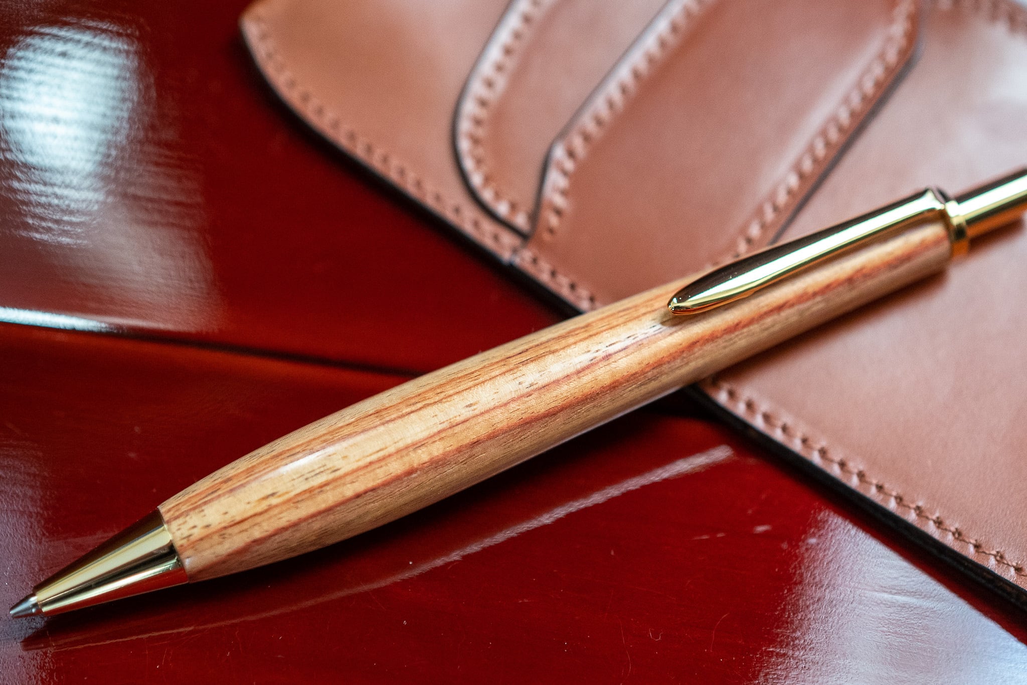 木材の女王】チューリップウッド 受注生産品 | 木軸ペン工房 金杢犀