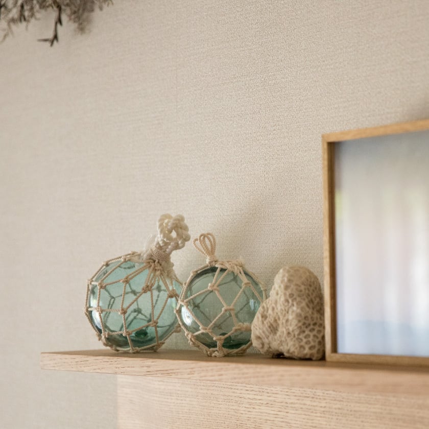 48センチ特大美 ガラス玉 浮き玉 吊り下げ 自立で立つ 置物 インテリア