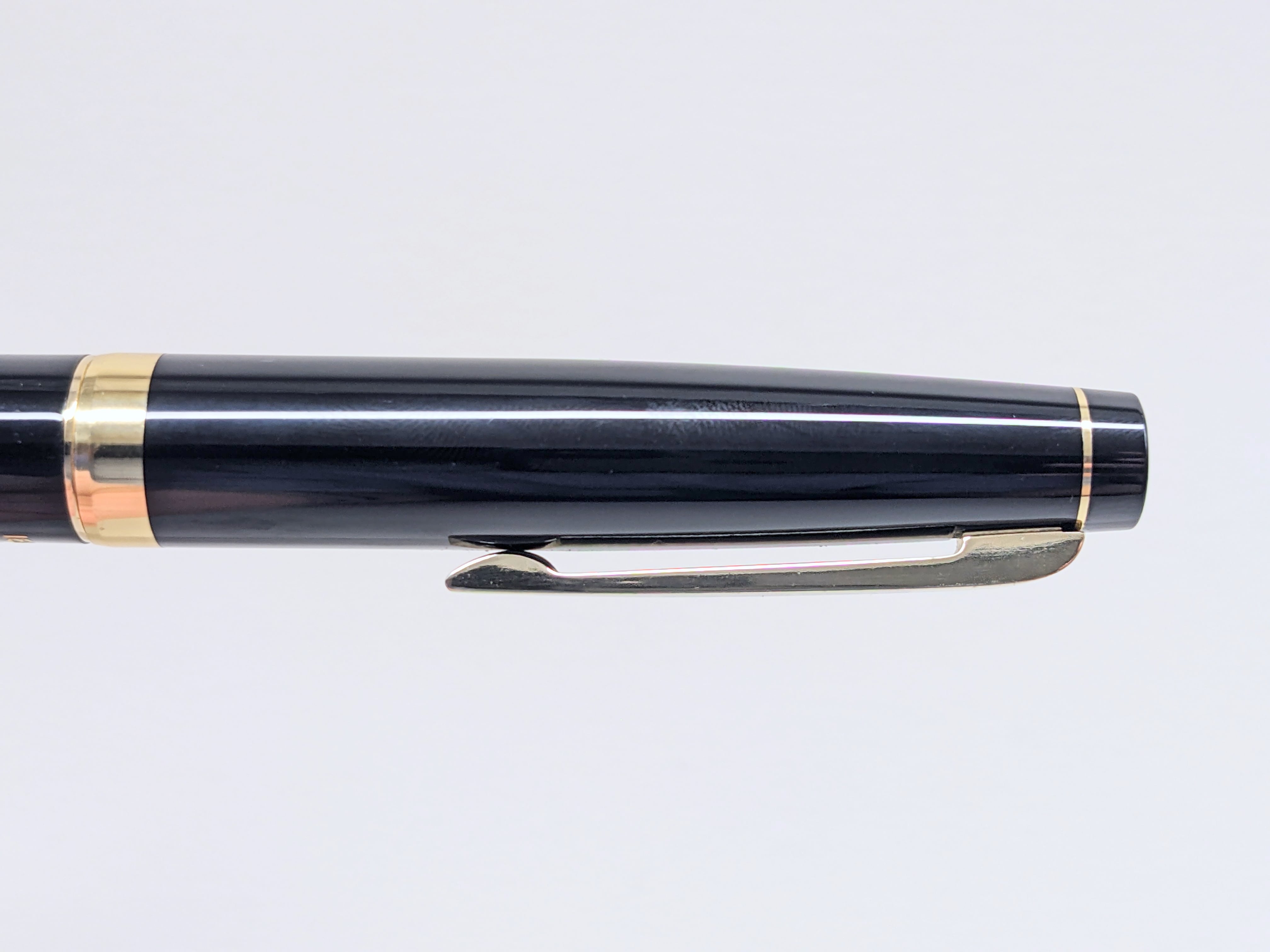 0219 オーバーホール済み 万年筆 PLATINUMプラチナ ロング 18k