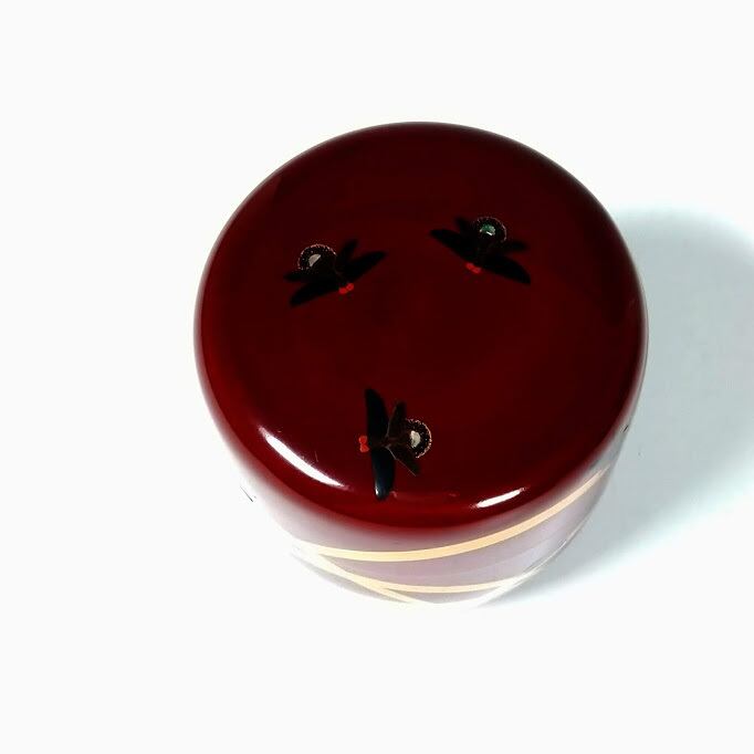 OUTLET】 早苗蒔絵 大棗 新井司平 輪島塗 ホタル 共箱 夏のデザイン