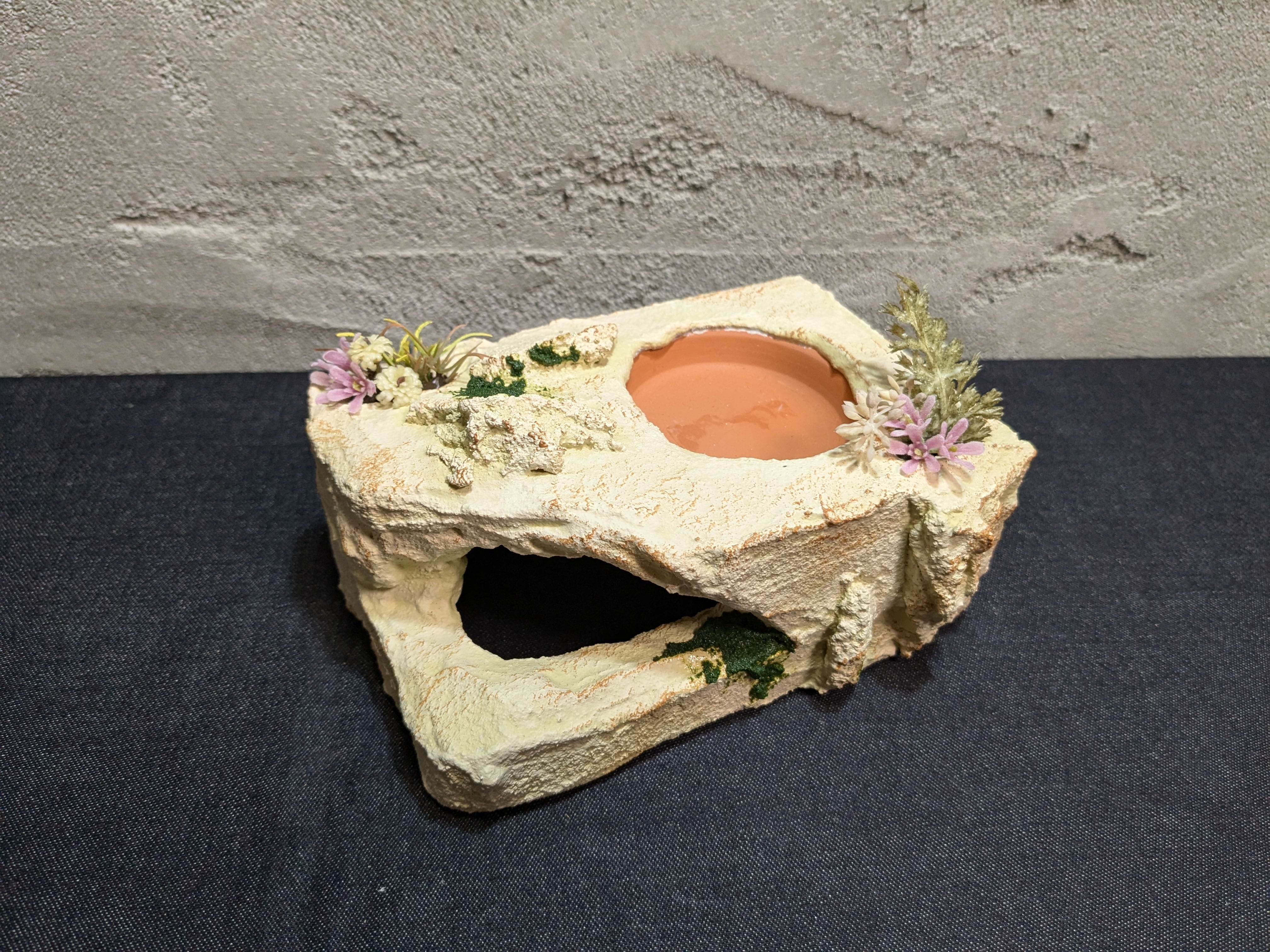 クリアランス 爬虫類シェルター バックボード レイアウト用品作成