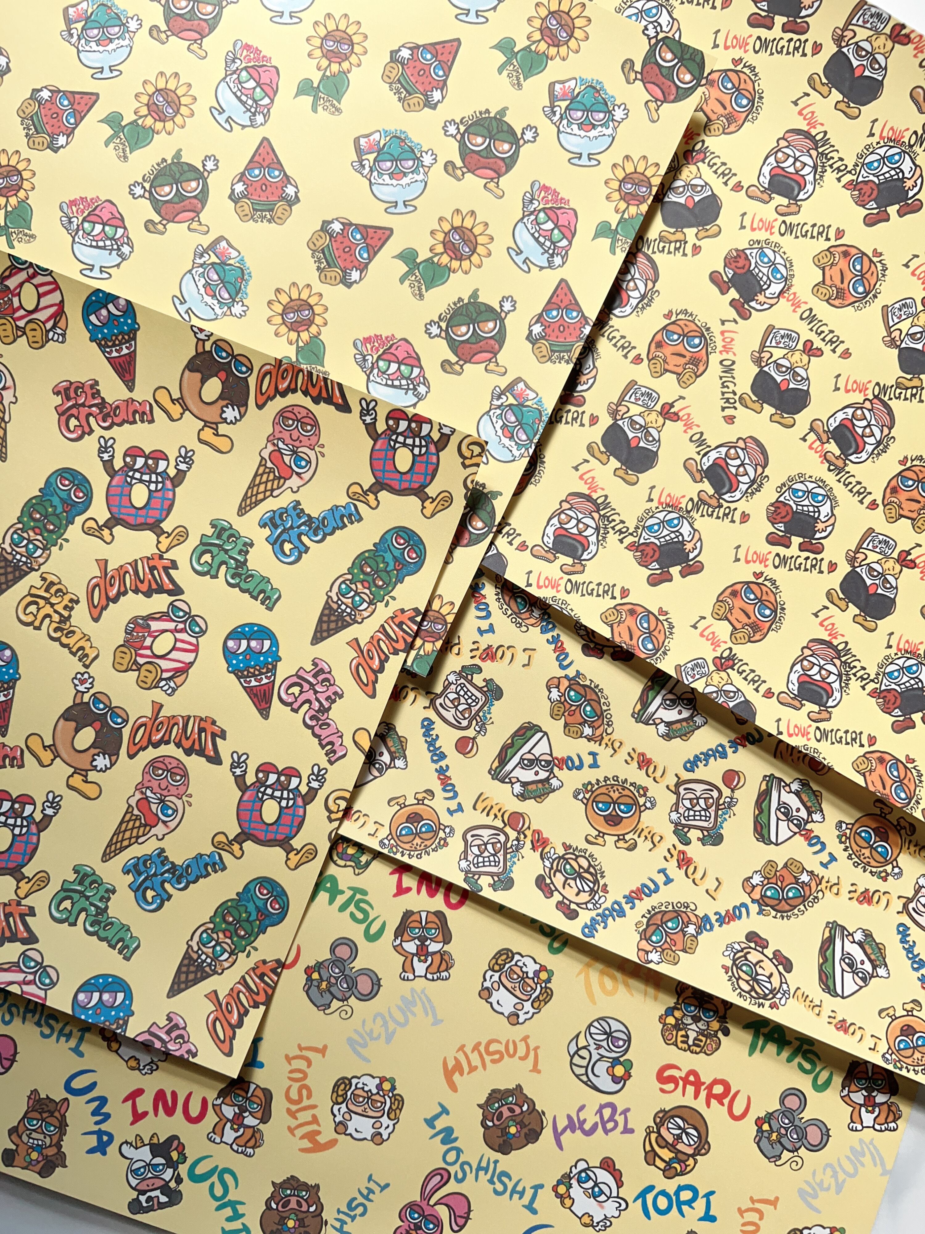 オリジナルデザインペーパー 5枚入 A4 デザペ おまけ付き | Who/86