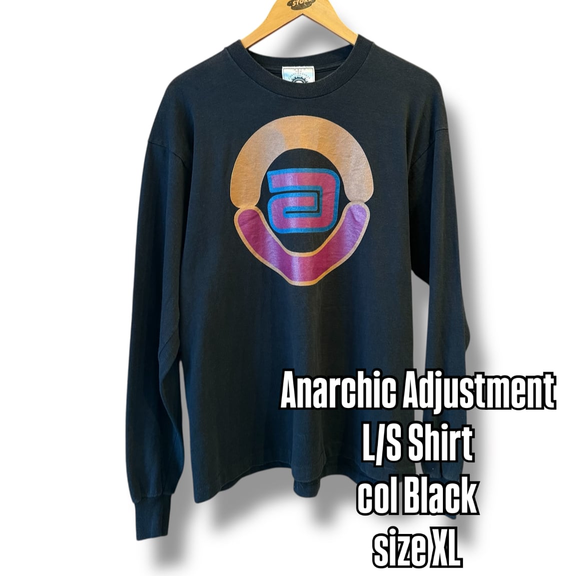 XL】Anarchic Adjustment L/S Shirt col Black アナーキックアジャスト